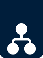 Icon - Unternehmens-Organisation